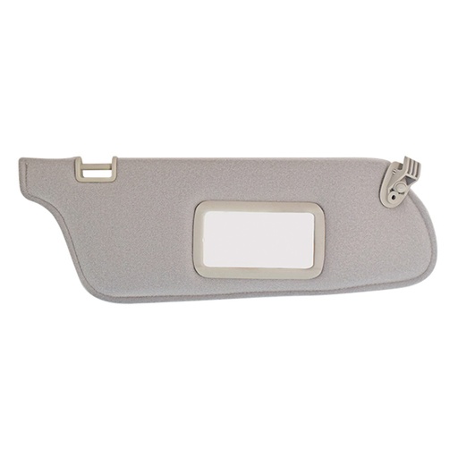[001-3115-14] VISERA VW POINTER 00-10  JUEGO VISERAS 2 PIEZAS CON ESPEJO GRIS TELA Derecho/Izquierdo   