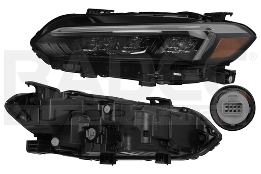 [019-1302-73] FARO HD CIVIC SPORT/TOURING 22-24 4 PUERTAS C/LEDS DEPO IZQ