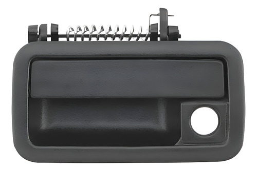 [012-0907-15] MANIJA EXTERIOR DG DAKOTA 91-96  CON HOYO PARA LLAVE NEGRA PLASTICO HUSHAN Izquierdo Delantera  