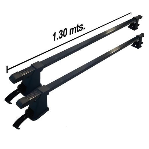 [BAL012A] BARRA PORTA EQUIPAJE NEGRAS PARA TOLDO 130CM