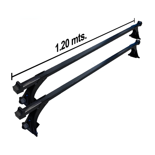 [BAL013A] BARRA PORTA EQUIPAJE NEGRAS PARA BOTAGUAS 120 CM