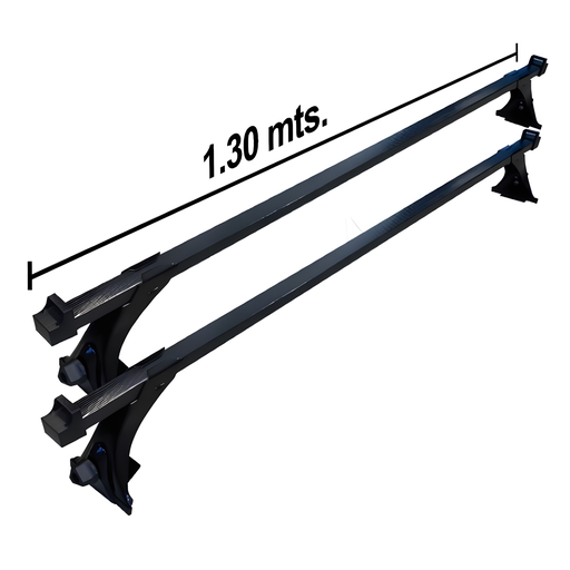 [BAL014A] BARRA PORTAEQUIPAJE NEGRAS PARA BOTAGUAS 130 CM