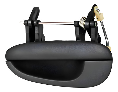 [012-0912-01] MANIJA EXTERIOR DG NEON 95-99  CORRUGADA NEGRA HUSHAN Izquierdo Trasera  