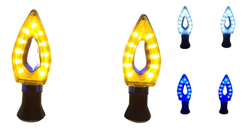 [D-139A-Y] DIRECCIONAL AZUL LED AMARILLO 12V