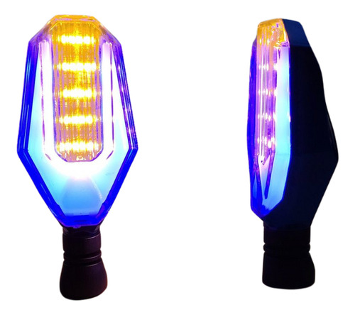 [D-128A-YA] DIRECCIONAL AZUL LED AMARILLO/ AZUL 12V