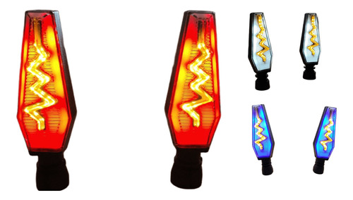 [ENDIR-3213-1002R] DIRECCIONAL LEDS BI-COLOR RUNNING IR1002 AMARILLO/