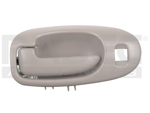 [012-0918-03] MANIJA INTERIOR DG STRATUS 4P SEDAN  CR SEBRING 4P SEDAN 01-06  CON HOYO PARA SEGURO GRIS CLARO PLASTICO HUSHAN Izquierdo Delantera  