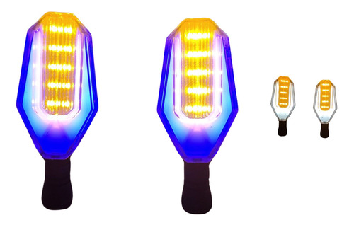 [ENDIR-3213-0992] DIRECCIONAL PREMIUM LED AZUL/AMARILLO ALTA INTENS.