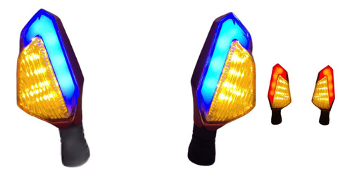 [D-156R-YA] DIRECCIONAL ROJO LED AMARILLO/AZUL 12V