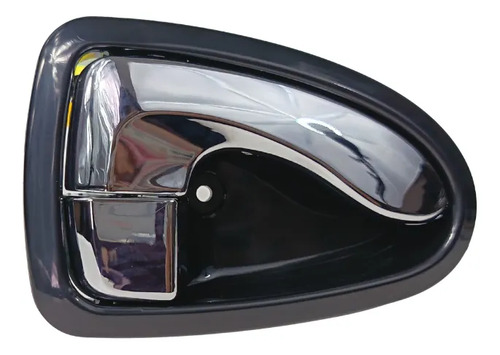 [012-0920-18] MANIJA INTERIOR DG VERNA 04-06  HY ACCENT 00-06  NEGRA/CROMO PLASTICO HUSHAN Derecho Delantera/Trasera  