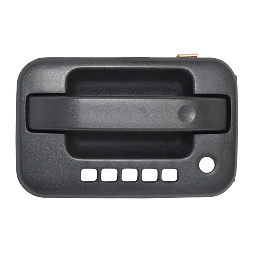 [012-1215-45] MANIJA EXTERIOR FD F-150/F-250/LOBO 09-14  CON HOYOS PARA LLAVE Y CODIGO  CORRUGADA NEGRA HUSHAN Izquierdo Delantera  