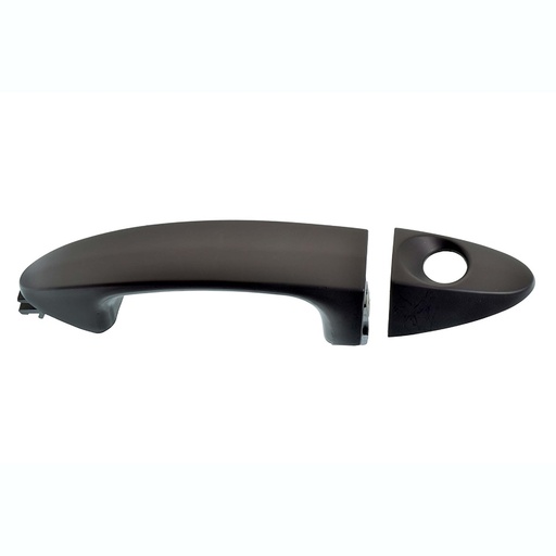 [012-1217-29] MANIJA EXTERIOR FD ECOSPORT 13-17/FIESTA 11-19  CON HOYO PARA LLAVE LISA PARA PINTAR NEGRA PLASTICO HUSHAN Izquierdo Delantera  