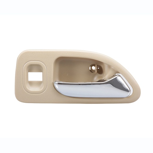 [012-1301-B4] MANIJA INTERIOR HD ACCORD 4P SEDAN 94-97  CON HOYO PARA CRISTAL BEIGE/CROMADA PLASTICO HUSHAN Derecho Trasera  
