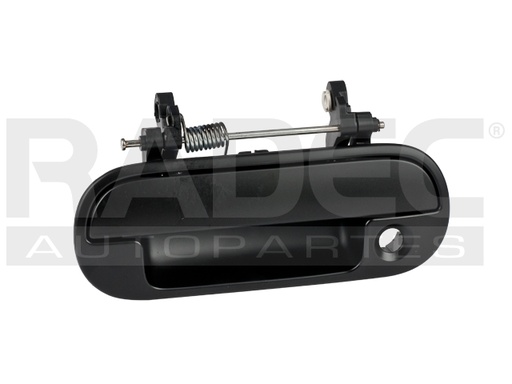 [012-1305-05] MANIJA EXTERIOR HD ODYSSEY 95-98  CON HOYO PARA LLAVE NEGRA PLASTICO HUSHAN Izquierdo Delantera  