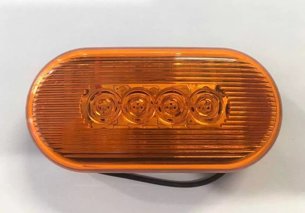 Plafon Ovalado Ambar Presion 10 Leds 