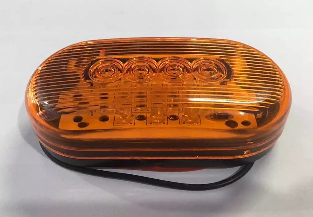 Plafon Ovalado Ambar Presion 10 Leds 