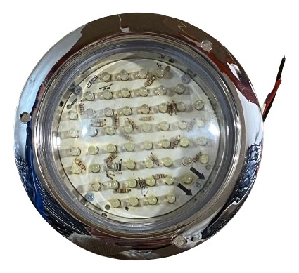 Plafon 4 Leds Claro Aro Crom Con Flecha 