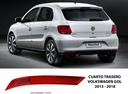 CUARTO REFLEJANTE TRASERO VW GOL 13-17 4 PUERTAS ORIGINAL IZQ