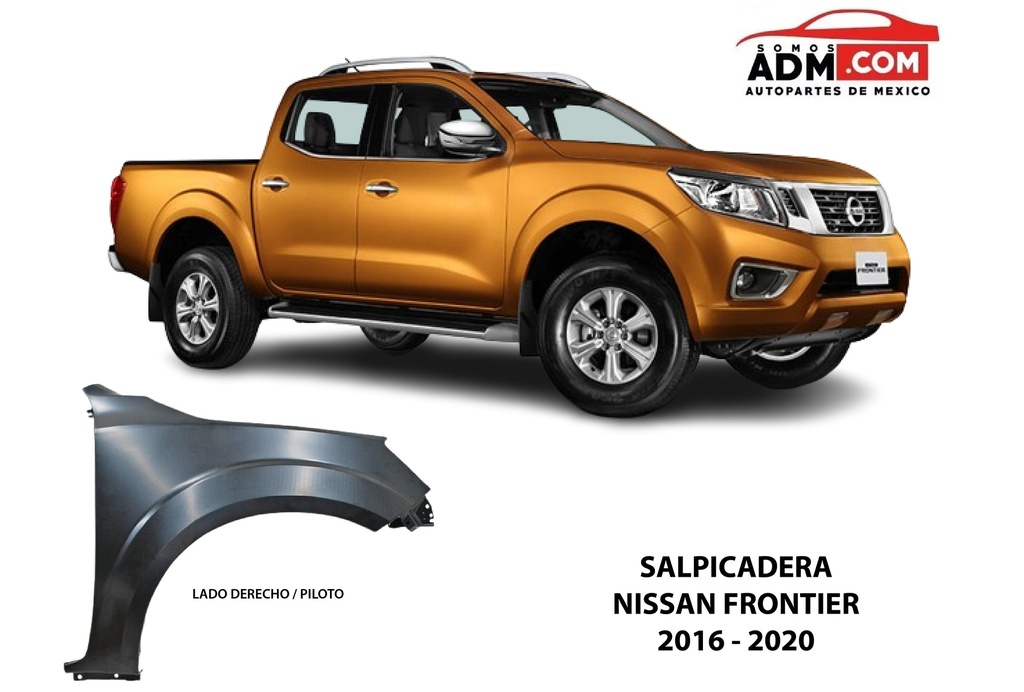 SALPICADERA NS FRONTIER 16-20 S/HOYO P/CUARTO DER