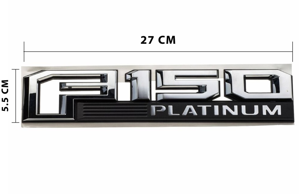 EMBLEMA LETRERO F-150 PLATINUM LARIAT 15