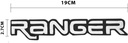 EMBLEMA LETRERO RANGER CROMO