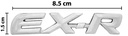 EMBLEMA LETRERO EXR CROMO
