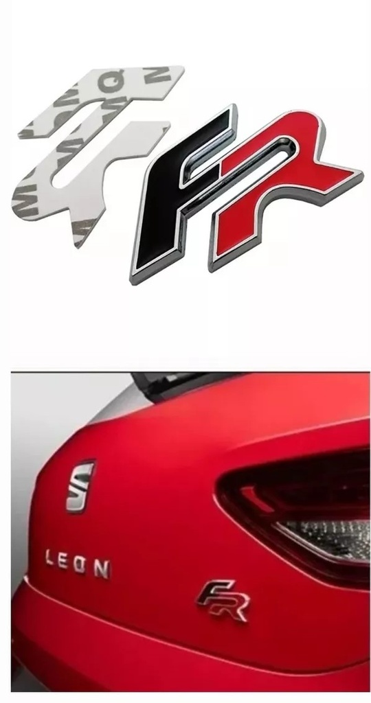 EMBLEMA LETRERO FR ST 04 CROMO