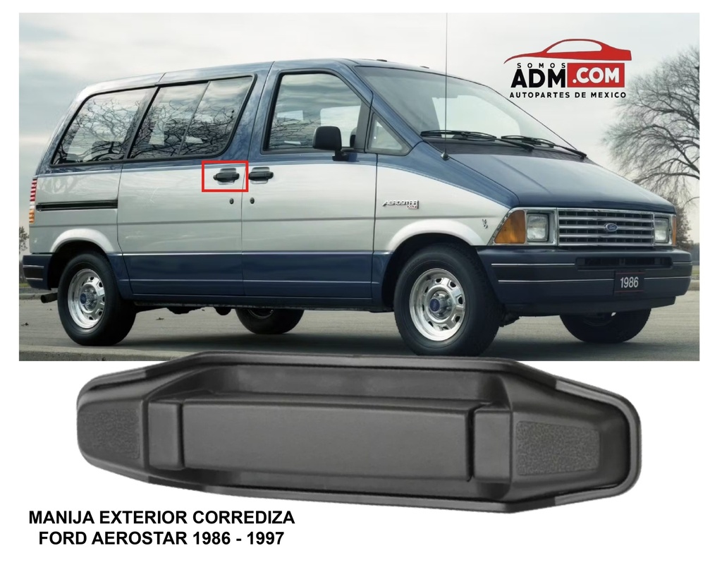 MANIJA EXTERIOR FD AEROSTAR PUERTA CORRE