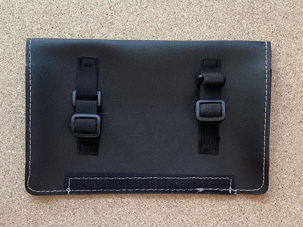 Porta Pañuelo de Coche / Visera Negro C/ Banda Elástica