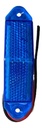 Plafón Estribo Sellado 6 Led Gel Estrobo 3.5x.6  Azul 12-24v