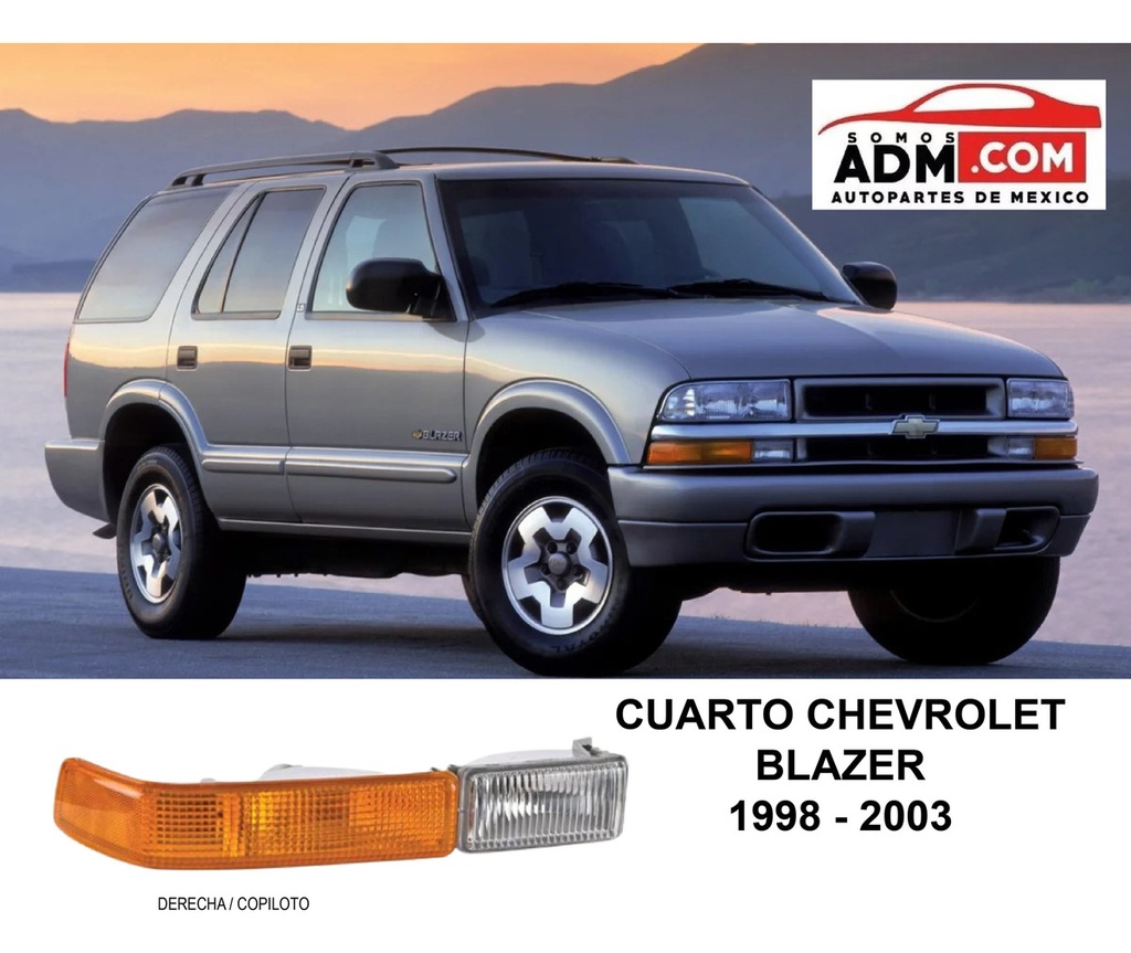 Cuarto Chevrolet S-10 1998 1999 2000 2001 2002 2003 