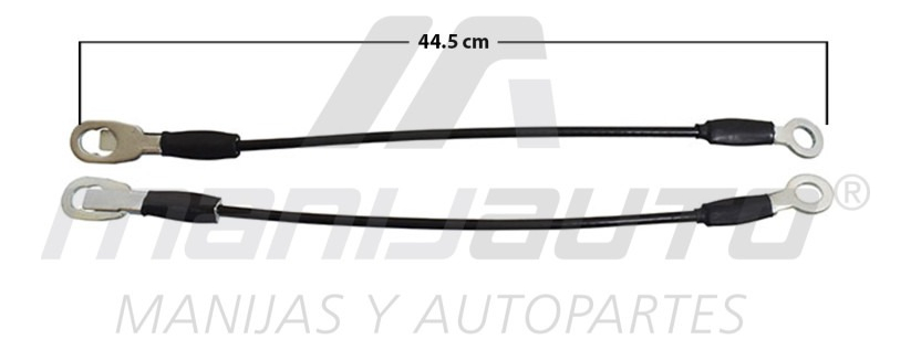 Jgo2 Tirante/ Cables De Tapa Nissan Frontier 98-04 Der/izq