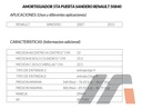 Amortiguador 5ta Puerta Rn Sandero 07-11
