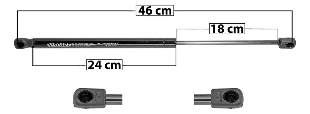 Amortiguador Cofre Dg Ram 09-14 Der/izq