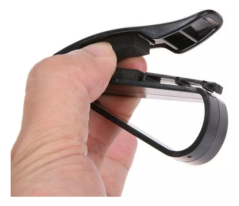 Clip Porta Lentes Gafas Sol Para Visera De Auto Portátil 