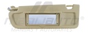 Visera Beige Izq Delant Hd Civic 2p Coupe/ 4p Sedan 06-11