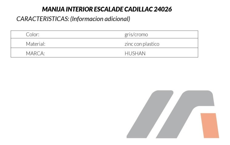 Manija Interior Cv Cheyenne/custom/sierr