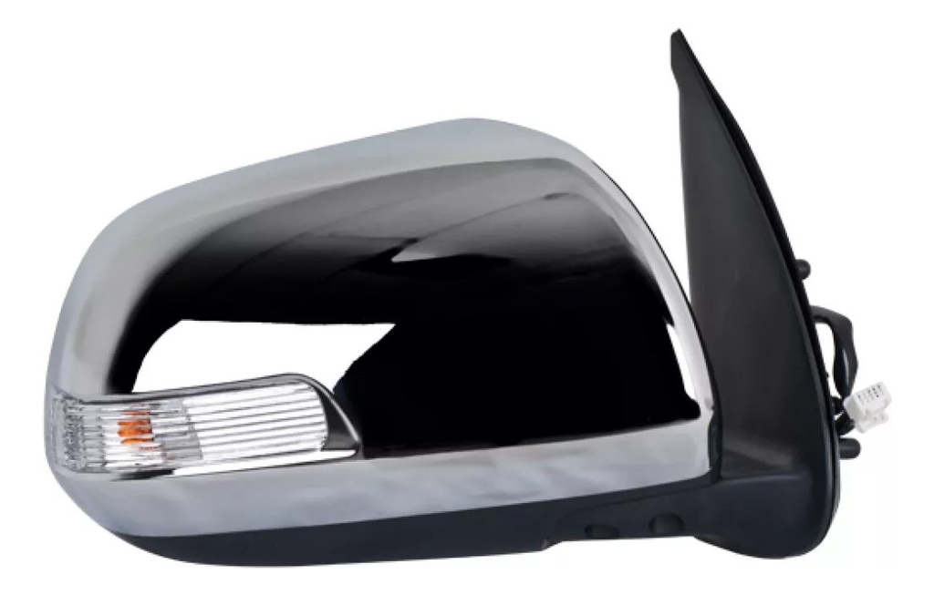 Espejo Toyota Hilux 2012-2015  C/ Direccional 5pines Cromado