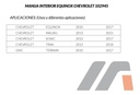 Manija Interior Cv Sonic 12-17/trax 13-18/equinox