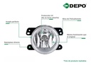 Faro Niebla Mazda 3 Standard 2011-2012 4&5 Puertas Depo Izq