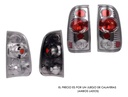 JUEGO CALAVERAS FD F-150/F-250 97-07/LOBO 97-03 TRANSPARENTE/ROJO TW