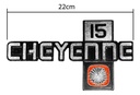 Emblema Lateral Letras Chevrolet Cheyenne 15 Cromo