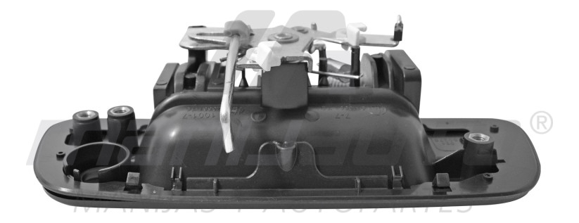 MANIJA DE TAPA CV COLORADO 04-12/TORNADO 04-20  GM CANYON 04-12  CON HOYO PARA LLAVE LISA NEGRA PLASTICO HUSHAN    