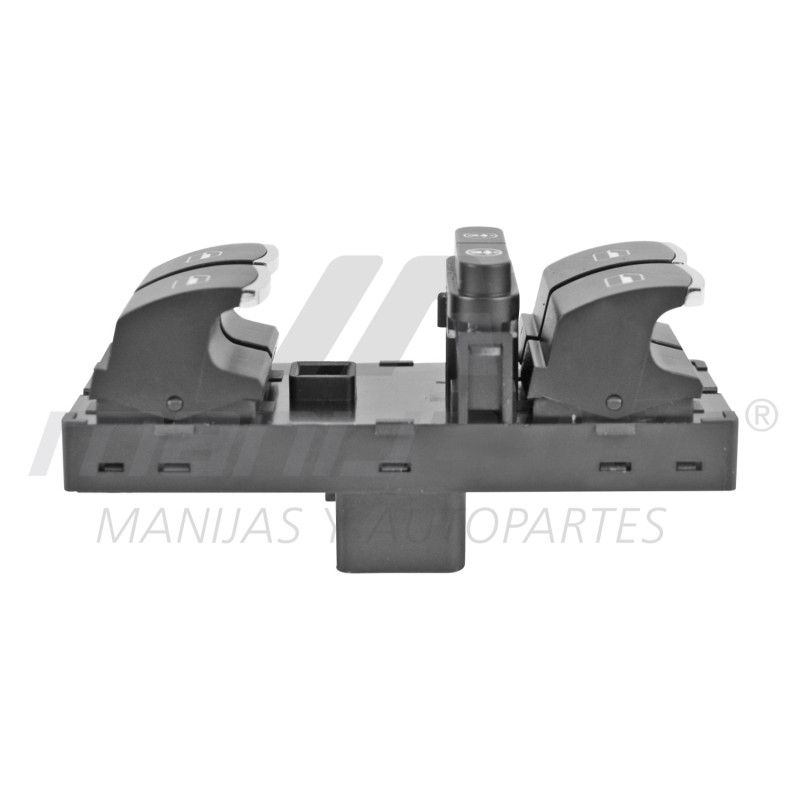 CONTROL ELECTRICO VW TOUAREG 11-18  10 PINS 6 TECLAS NEGRO FILO CROMADO 12VCC MANIJAUTO    