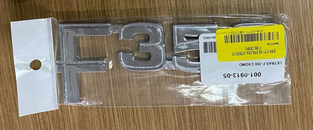 Emblema Letrero F-350 Cromo