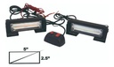 Torreta Led Cob 2 Modulos 5 X 1.5  Rojo/azul 12-24v
