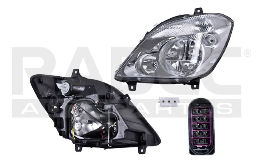 Faro Mc Sprinter 07-13 Electrico S/faro Niebla S/foco