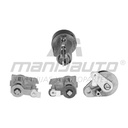 SET DE CILINDROS CV AVEO SEDAN 08-17  CON LLAVE PUERTA/CAJUELA/ENCENDIDO METAL CROMO 12VCC MANIJAUTO Derecho/Izquierdo Delantera  