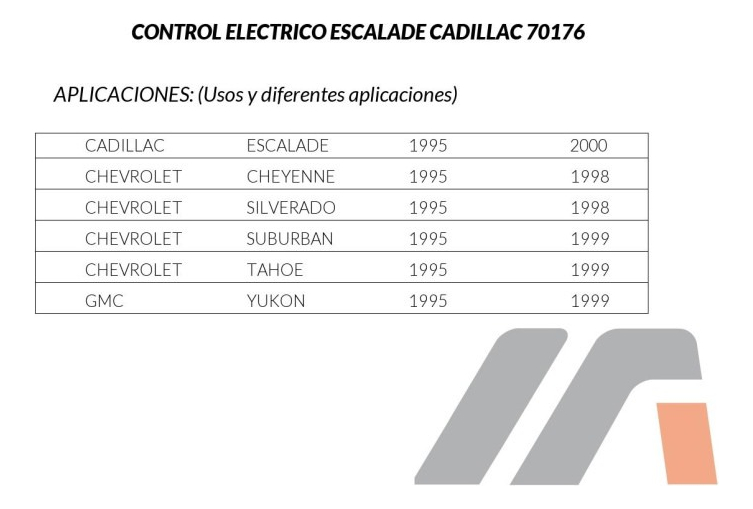 Control Elevador Chevrolet Cheyenne 1995