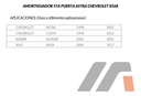 Amortiguador 5ta Puerta Chevy 94-12/ Ns Almera 02-05 Spart